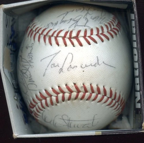 Los Angeles Dodgers Autographed Souvenir Dodgers Baseball 14 Signatures