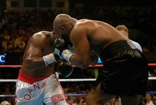 Danny Williams white trunks and Mike Tyson black trunks fights eac 2004 Photo 70