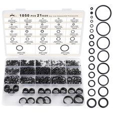 O Ring Kit 1050 PCS O Ring Assortment Kit 21 Size Metric Nitrile Rubber...