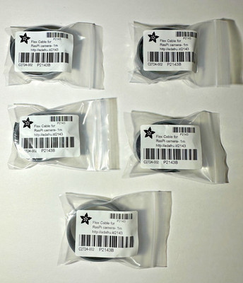 5-Pack Adafruit Raspberry Pi Camera Flex 1 Meter P2143B Long CSI Ribbon Cable