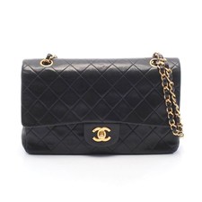 Chanel Matelasse Lambskin Shoulder Bag Women Black One Size 821699