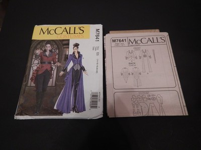 McCalls Costumes M7641 Pattern  Sz E5 (14-22) UNCUT