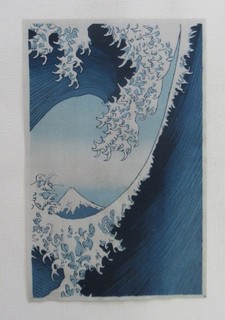 original woodblock print/contemporary/ yuuya shimoi/hokusai/wave/mt.fuji