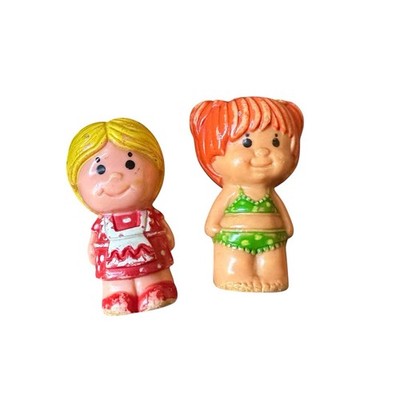 Vintage Kenner Tree Tots Figurines girls LOT Of 2
