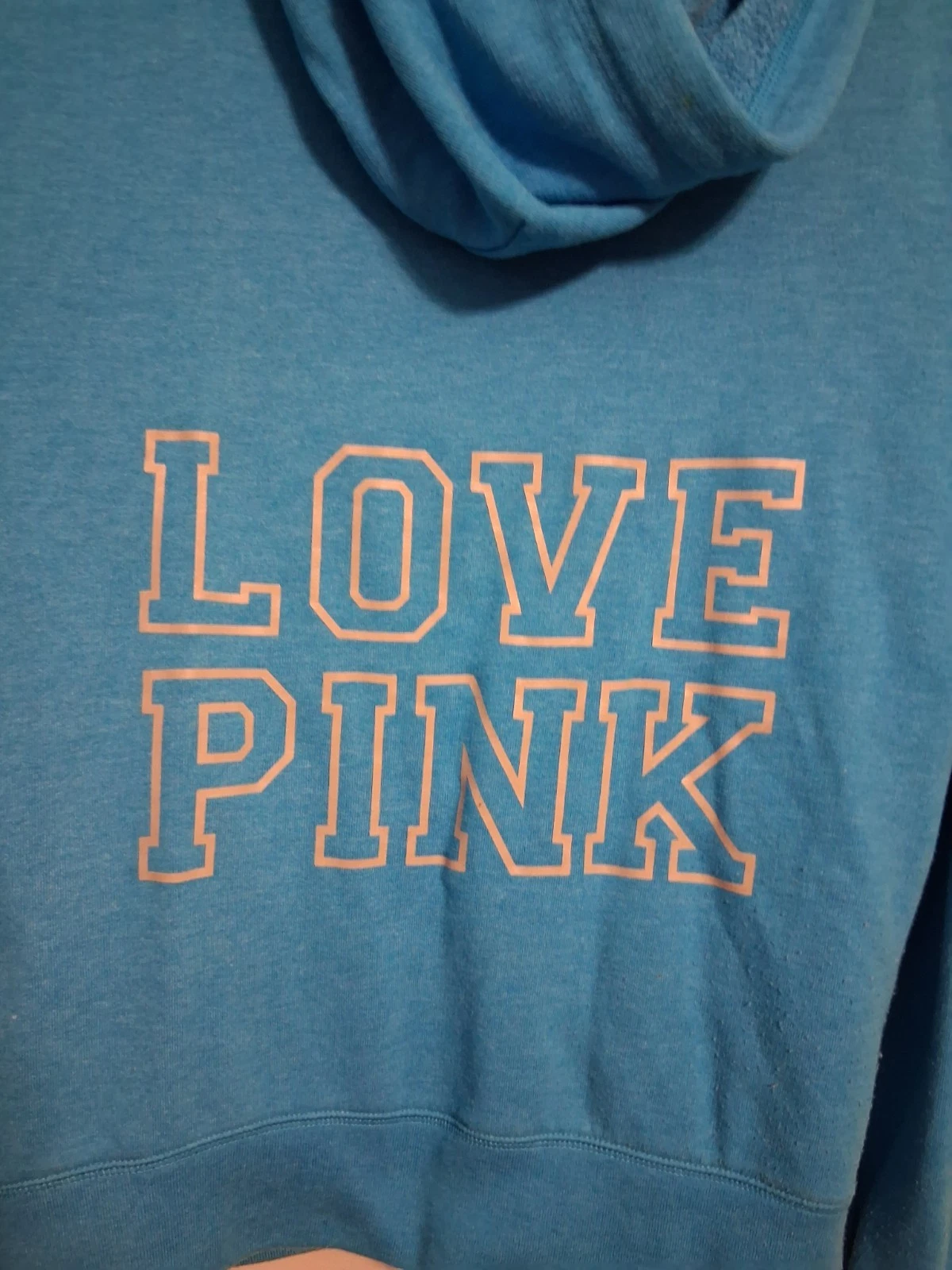 UNDERCOVER Giacca con cappuccio e zip ROSA Victorias Secret blu taglia S rosa amore