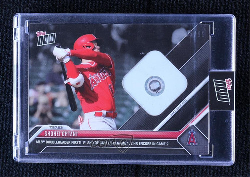 2023 Topps Now Game-Used Base Relic - Full Color /99 Shohei Ohtani #625B