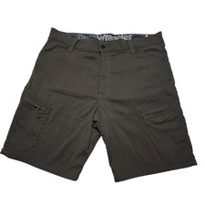 Wrangler ATG Shorts Men's 36 Chino Grey Utility Hike All Terrain Gear Outdoor