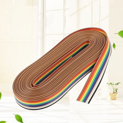  10M 10-poliges IDC-Kabel mit Regenbogen-Flachband für PC-Erkennungsinstrumente