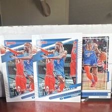 Donruss NBA 2021-22 Shai Gilgeous-Alexander OKC Thunder 3-Card Lot