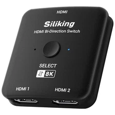 Sony HDMI 2.1 Switch Splitter - 4K@120Hz & 8K@60Hz Bidirectional Switcher, 2 In