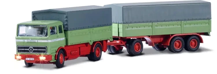 MB 1620 Plane -  mit Anhänger - grün - Carson - 1:87 - 2.4 GHz - 100%RTR - Bild 2 von 4