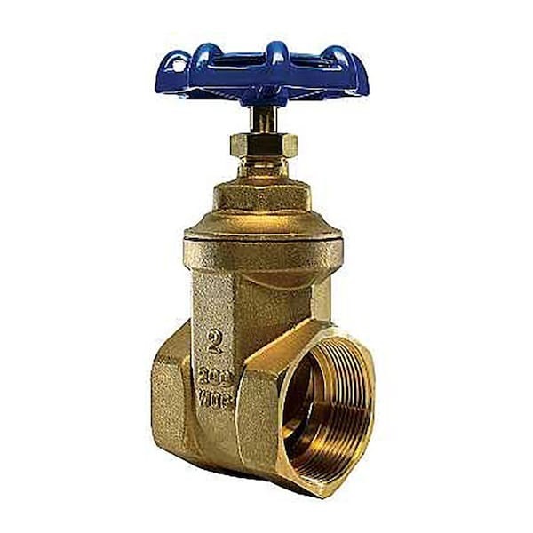 Thrifco Plumbing 6418003 1/2" FIP Lead-Free Brass Gate Valve