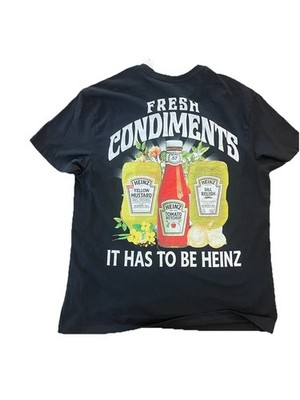 Heinz Ketchup Fresh Condiments  It Has To Be Heinz  Graphic T Shirt Size XL New