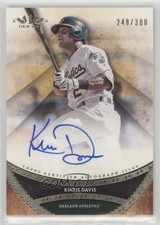2017 Topps Tier One Prime Performers Auto 248/300 Khris Davis #PPA-KDV Auto 2j6