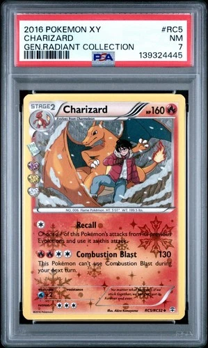 PSA 7 Charizard #RC5 - Generations Radiant Collection Pokemon Card - Pokemon TCG