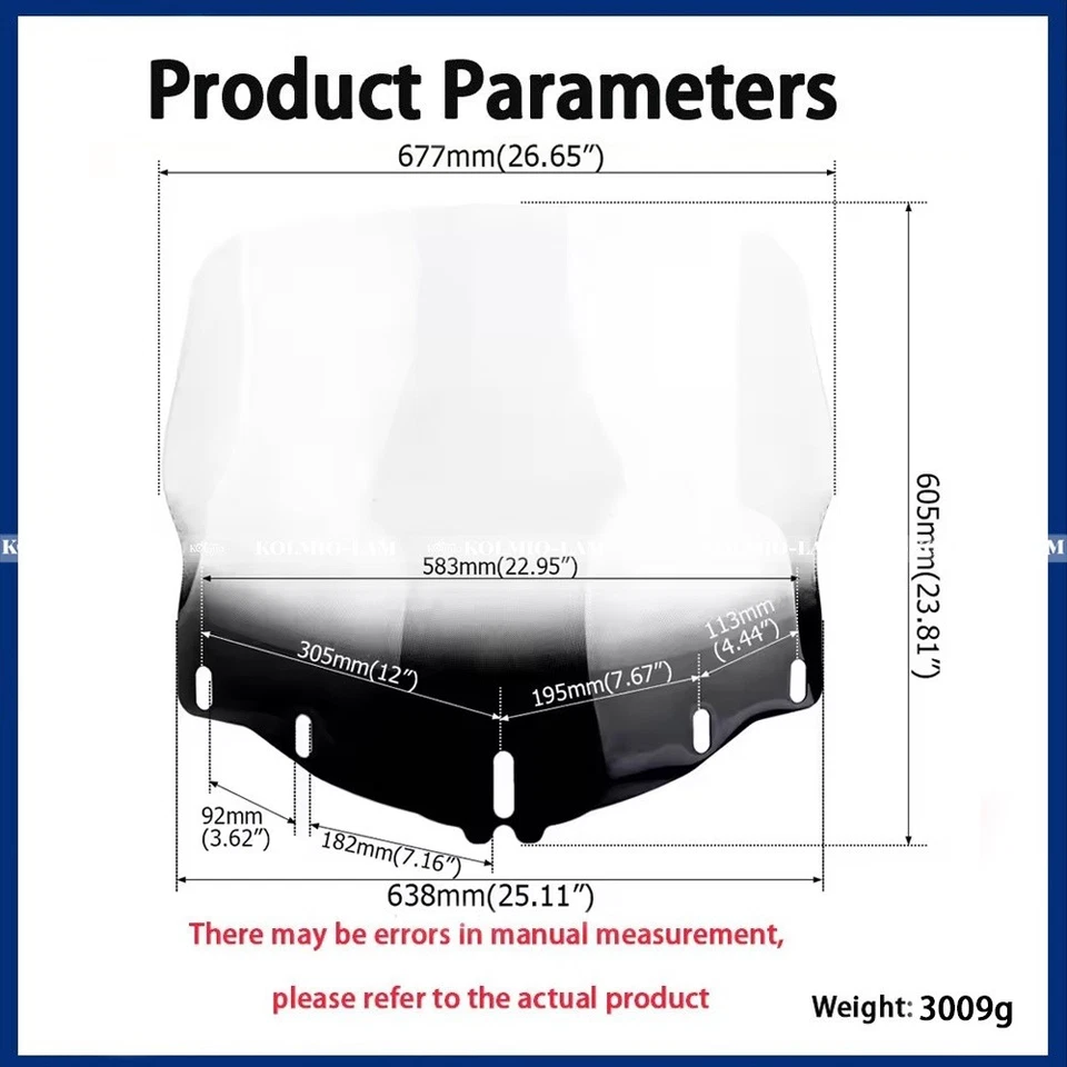 Parabrisas ventilado apto para Honda Goldwing 1500 GL1500 1988-2000 Foto 3 de 4