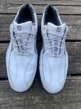 White FOOTJOY Contour Series 10.5 M MENS Golf Shoes Model 54127