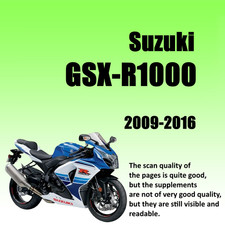 Suzuki GSX-R1000 Workshop Manual 2009-2016 On Usb stick