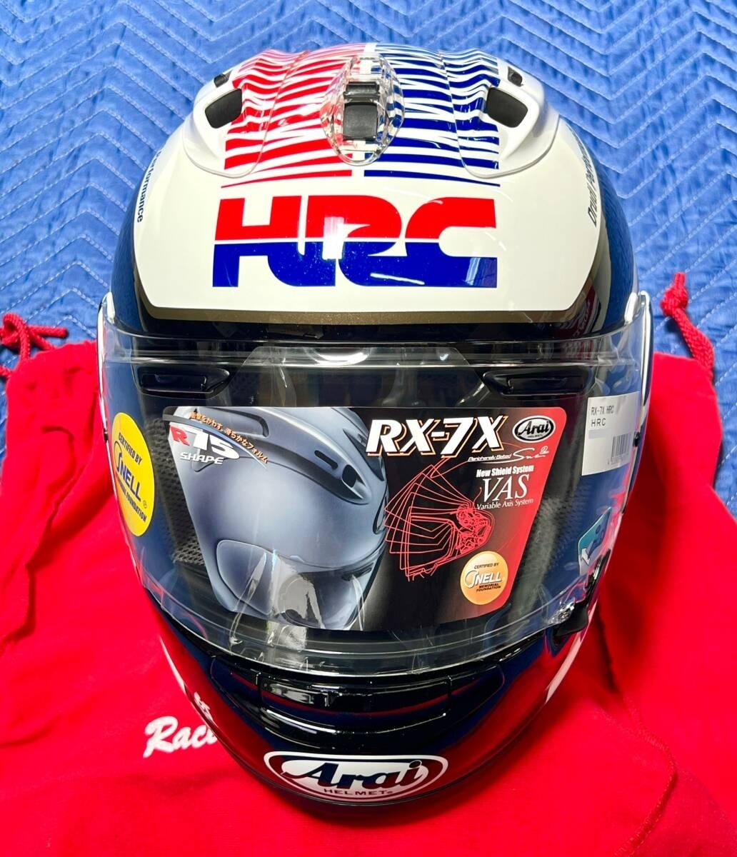 まっちん アライ　RX-7X ヘルメット　HRC Arai RX-7X HRC Full-Face Helmet Size S New | eBay