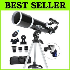 Portable 80mm Aperture Telescope with Phone Adapter