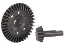 Traxxas Ring gear, differential/ pinion gear, differential machined, spiral cut