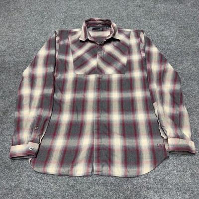 Uniqlo Undercover Jun Takahashi UU Shadow Plaid Cotton Flannel Shirt Men Small