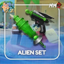 MM2 Alien Set Murder Mystery 2 Godly Bundle Halloween