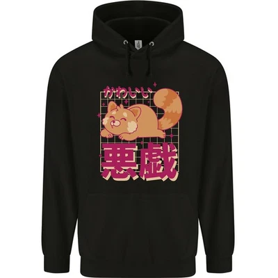 Hoodie Enfant Kawaii Panda Rouge Japonais - Photo 1/4