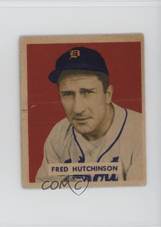 Fred Hutchinson #196 Baseball Cards 1949 Bowman trading card — raw and PSA graded price guide