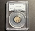 1916-D Mercury Dime — PCGS G04 🔥 Key Date