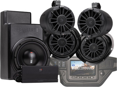 MB Quart MBQG-STG5-RC-1 Stage 5 Audio System Polaris General Ride Command 500W