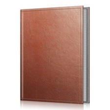 Fintie Photo Album 4x6 Photos - 52 Pockets Small Mini zzzz-s, Vintage Brown