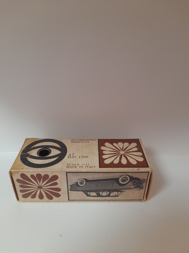 Mebetoys A2 Fiat 1500 Original Box 1/42 Cerchi Piatti prima serie + Catalogo - Foto 7 di 14