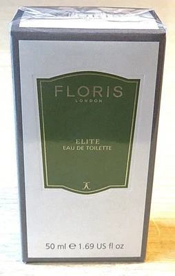 FLORIS ELITE EAU DE TOILETTE 50ML BRAND NEW BOXED & CELLOPHANE SEALED.