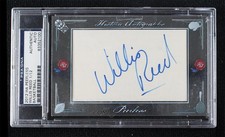 2012 Historic Peerless Cut 1/12 Willis Reed Cut Signature Auto HOF 3z8