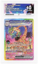 Alolan Exeggutor EX 242/191 ACE 10 Surging Sparks Pokemon Card Game