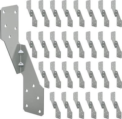 (30 PCS) Hurricane Straps Brackets H2.5A 18-Gauge Galvanized Hurricane Tie 25Ct