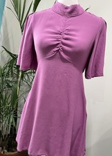 free people Be My Baby Skater Dress Size Small Pink Color Zip Up