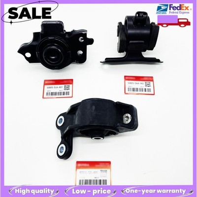 New Engine Mount Set 3Pcs Fits For 2007-2008 Honda A4537 A4552 AM500