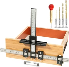 Cabinet Hardware Jig, Aluminum Alloy Cabinet Handle Jig Tool for Fast and Accura