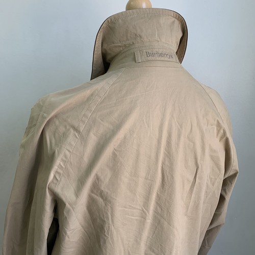 ABRIGO CORTO DE PRIMAVERA BURBERRYS LONDON HOMBRE TALLA 38 BEIGE TRINCH CON NOVA LÍNEA DE VERIFICACIÓN - Imagen 7 de 12
