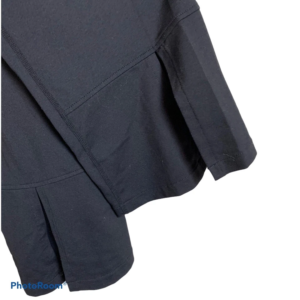 Pantalones Lucy Active negros dobladillo dividido yoga pierna recta tiro bajo Foto 4 de 4