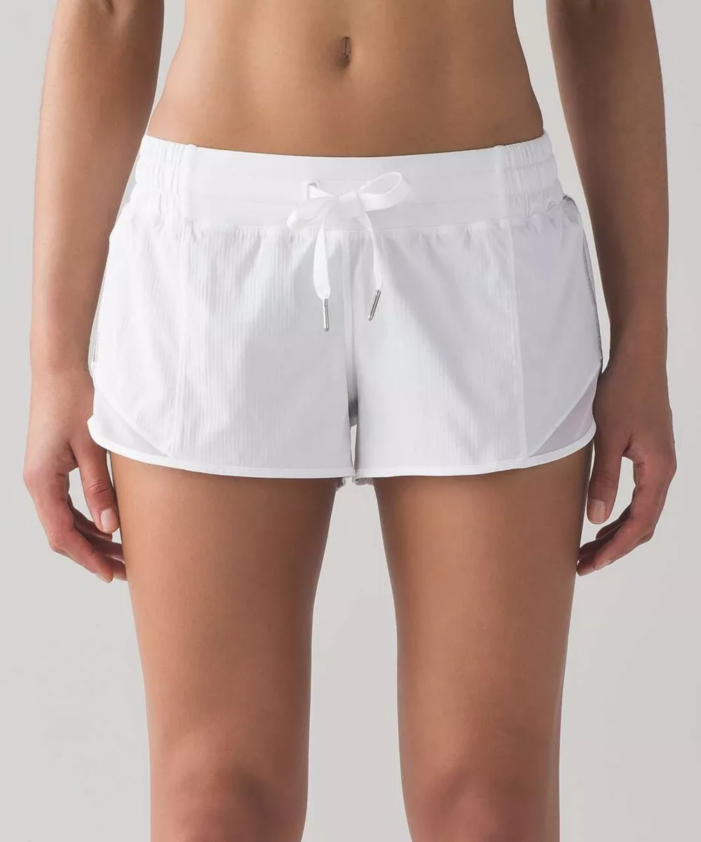 NWOT Lululemon Hotty Hot Short *2.5 White | SIZE 10