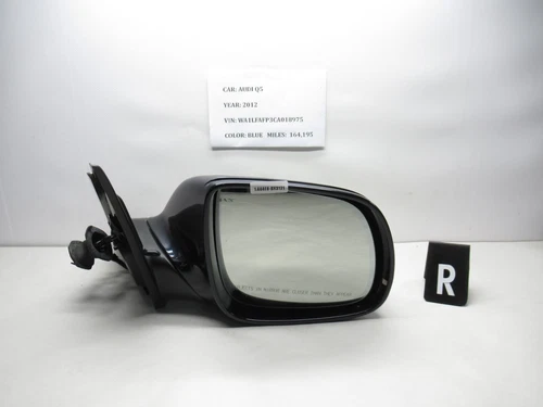 2009-2015 AUDI Q5 Right Door Rear View Mirror 8R1857410E OEM
