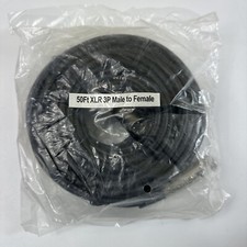 50Ft XLR 3P Male / Female Microphone / Audio Mixer Cable