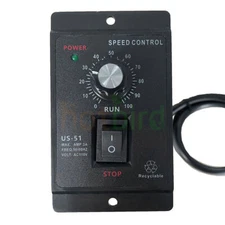 AC 110V 120W Electric Motor Speed Controller Reversible Switch Regulator US-51