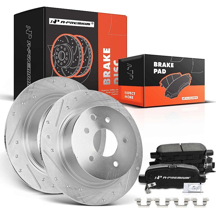 Brake Rotor And Pad Kit Complete Rear Brake Kit For Nissan & Infiniti – Rotors & Ceramic Pads For 350Z, 370Z, Maxima Ceramic Brake Pads Kit - Foto 11