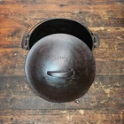 1920's #8 Wagner Ware Round DOME Roaster Dutch Oven W/ Drip Drop Dome Lid