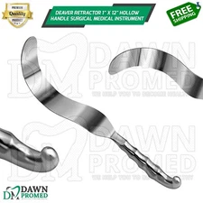 Deaver Retractor 1" X 12" Hollow Handle Surgical Medical Instrument German Grade