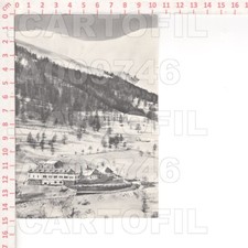 A9746 IMPERIA 1957 MONESI ALBERGO SEGGIOVIA NEVE NEVICATA